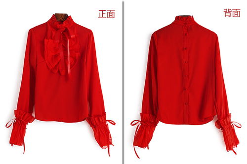 艾森絲服飾 施悅名2018新款宮廷風(fēng)襯衫，演繹現(xiàn)代女性的浪漫與優(yōu)雅